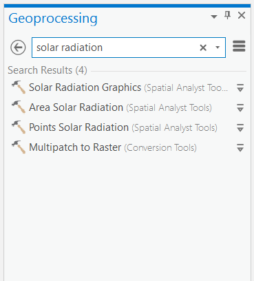 Ferramentas de radiação solar